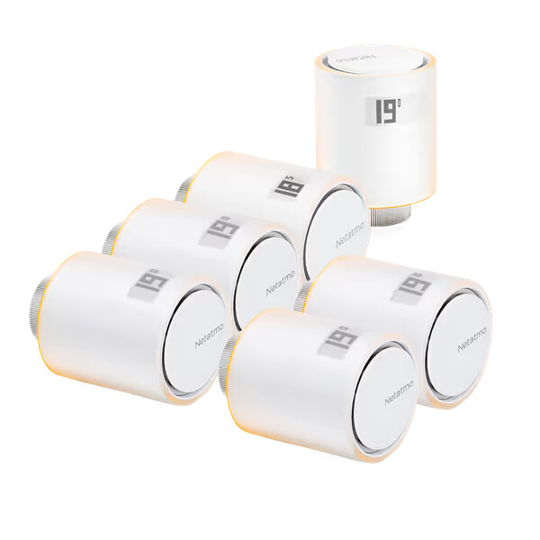 additional smart thermostatic head pack x 6