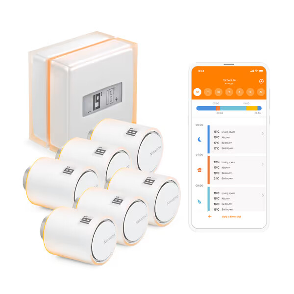 smart thermostat pack 6 additional thermostatic heads