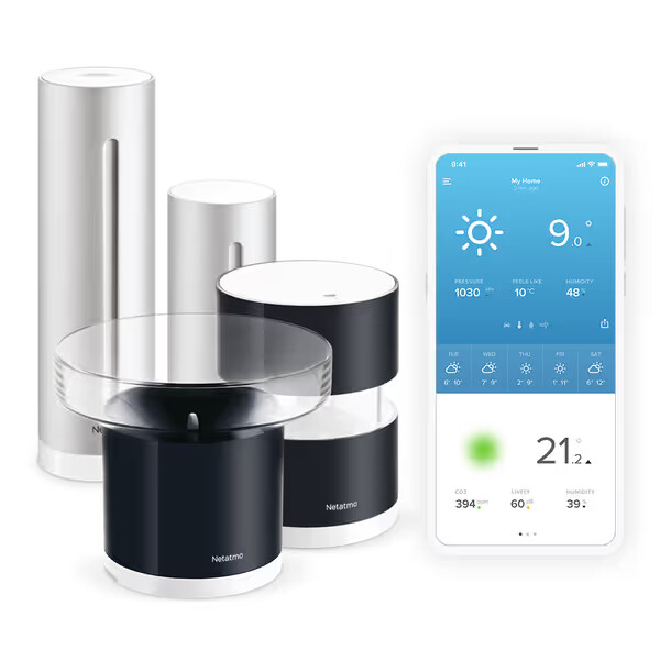 smart weather station pack rain gauge anemometer